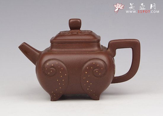 紫砂壶图片：四方如意 - 宜兴紫砂壶网