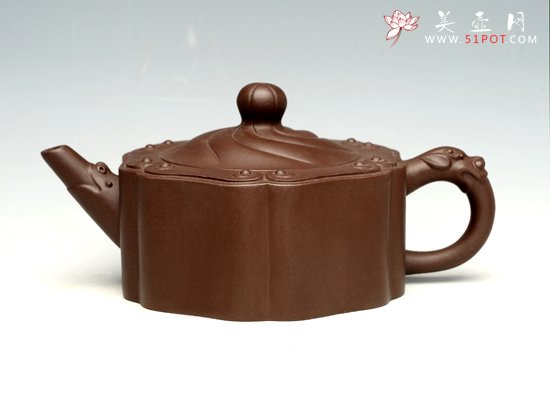 紫砂壶图片：龙头如意 - 宜兴紫砂壶网