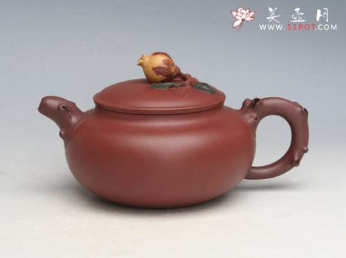 紫砂壶图片：榴情 - 宜兴紫砂壶网