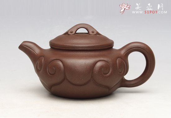 紫砂壶图片：仿古如意 - 宜兴紫砂壶网