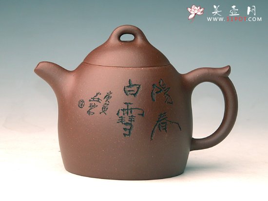 紫砂壶图片：秦权 - 宜兴紫砂壶网