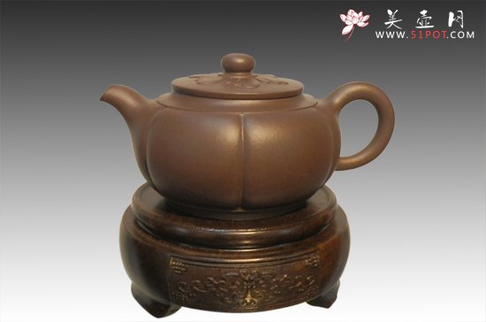 紫砂壶图片：菊花台 - 宜兴紫砂壶网