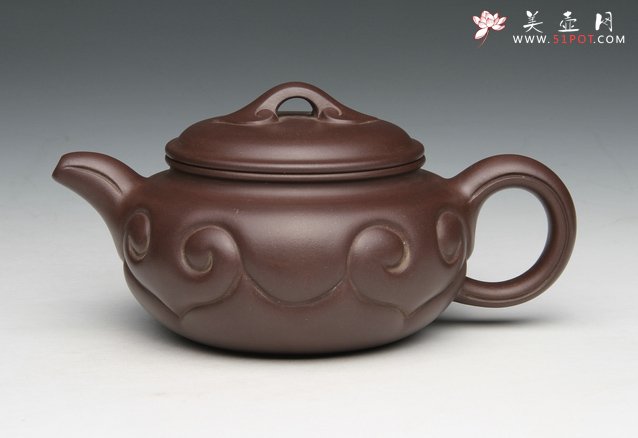 紫砂壶图片：仿古如意 - 宜兴紫砂壶网