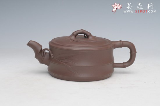 紫砂壶图片：扁竹 - 宜兴紫砂壶网