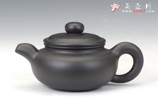 紫砂壶图片：黑料仿古 - 宜兴紫砂壶网