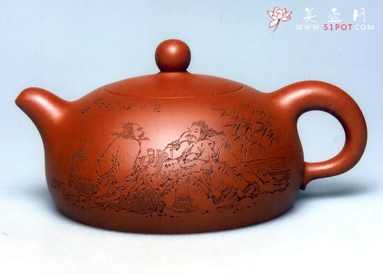 紫砂壶图片：半月 - 宜兴紫砂壶网