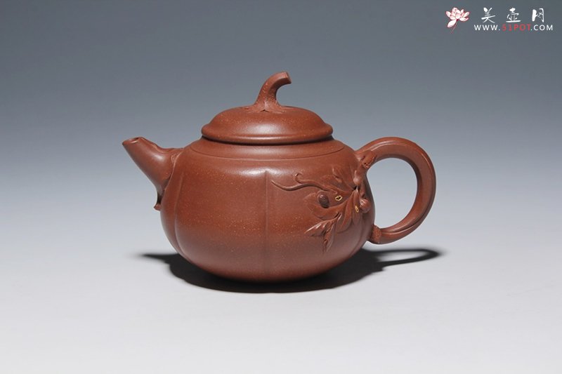 紫砂壶图片：南瓜 - 宜兴紫砂壶网