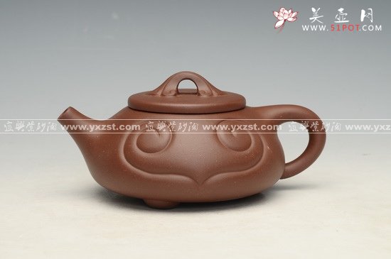 紫砂壶图片：如意石瓢 - 宜兴紫砂壶网