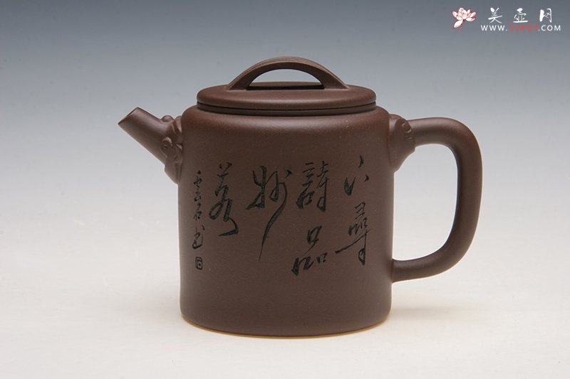 紫砂壶图片：紫玉带壶 - 宜兴紫砂壶网
