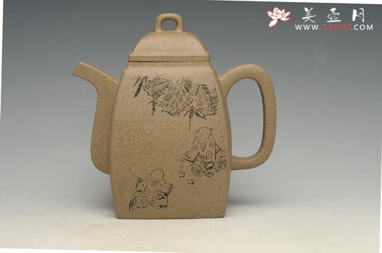 紫砂壶图片：汉方 - 宜兴紫砂壶网