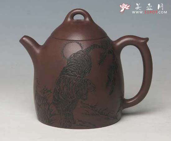 紫砂壶图片：秦锺壶 - 宜兴紫砂壶网