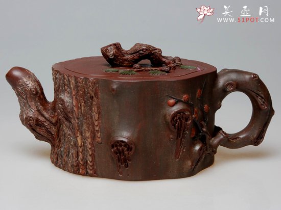 紫砂壶图片：三友  280cc - 宜兴紫砂壶网