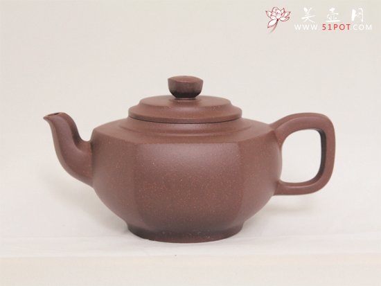 紫砂壶图片：六方雪华 - 宜兴紫砂壶网