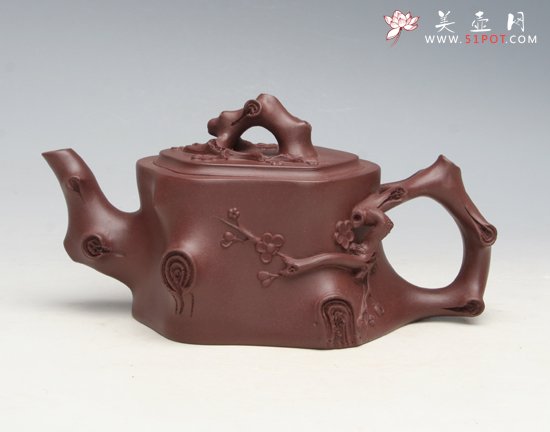 紫砂壶图片：梅段 - 宜兴紫砂壶网