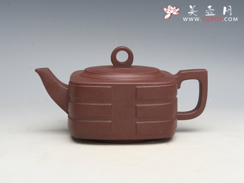 紫砂壶图片：方圆 容量：300CC/550CC - 宜兴紫砂壶网