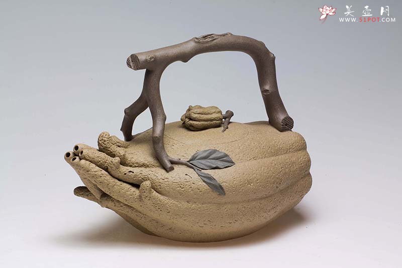 紫砂壶图片：佛手 - 宜兴紫砂壶网