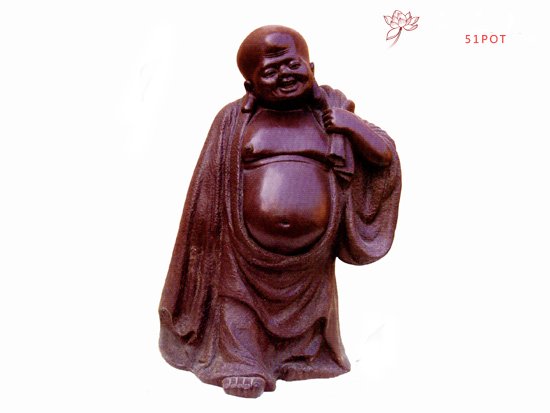 紫砂壶图片：布袋罗汉作者：高级工艺师吴克强 - 宜兴紫砂壶网