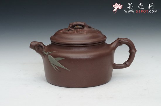 紫砂壶图片：岁寒三友 - 宜兴紫砂壶网