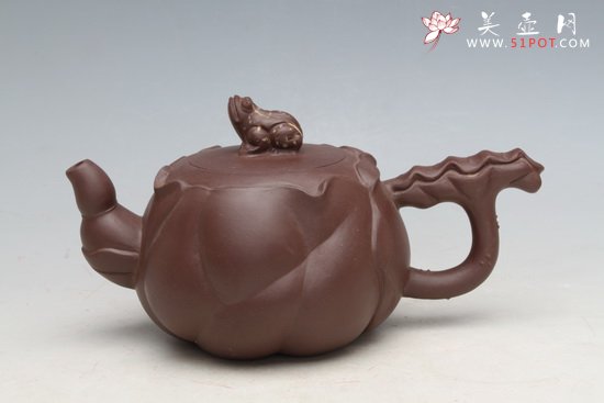 紫砂壶图片：荷叶壶 - 宜兴紫砂壶网