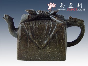 紫砂壶图片：龙凤印包壶 - 宜兴紫砂壶网