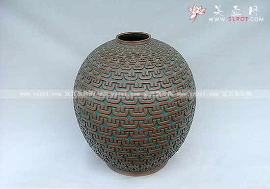 紫砂壶图片：紫玉瓶 - 宜兴紫砂壶网