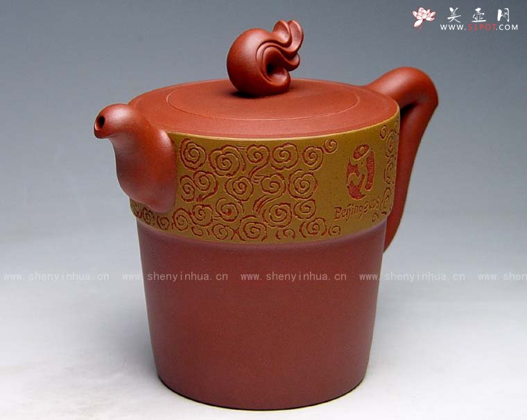 紫砂壶图片：火炬壶 - 宜兴紫砂壶网