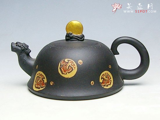 紫砂壶图片：龙腾旭日 - 宜兴紫砂壶网