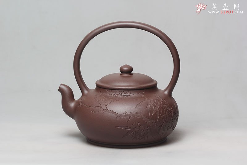 紫砂壶图片：思缘提梁 - 宜兴紫砂壶网