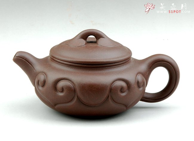 紫砂壶图片：仿古如意 140CC - 宜兴紫砂壶网