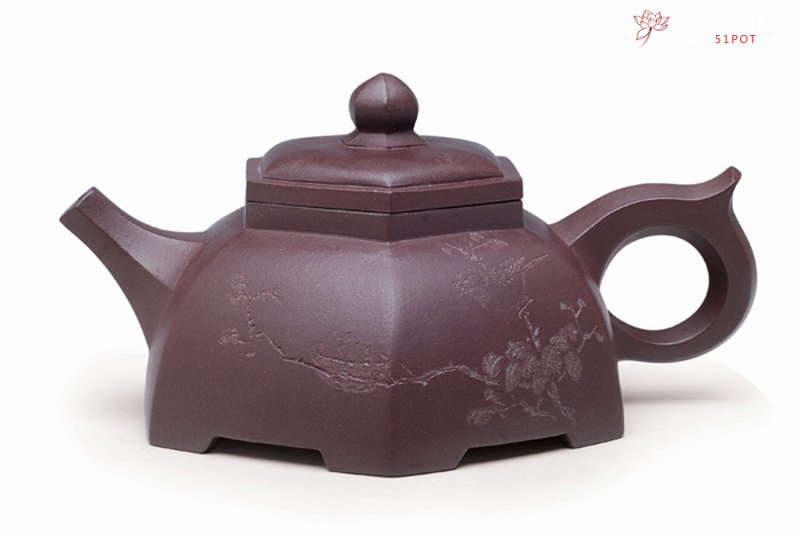 紫砂壶图片：建平六方 - 宜兴紫砂壶网