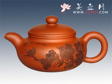 紫砂壶图片：荣华富贵 - 宜兴紫砂壶网