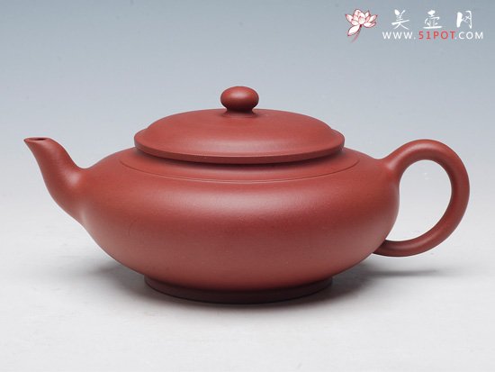 紫砂壶图片：扁樱 - 宜兴紫砂壶网