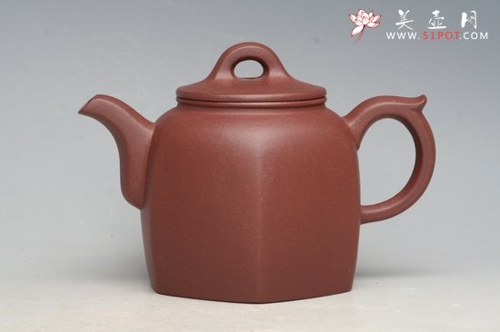 紫砂壶图片：六方吉乐 - 宜兴紫砂壶网