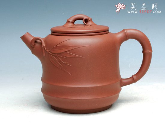 紫砂壶图片：高竹韵壶 - 宜兴紫砂壶网