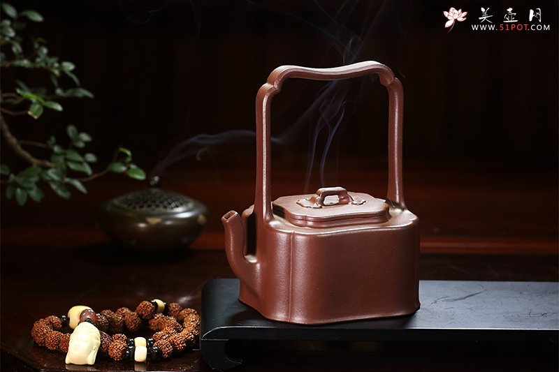 紫砂壶图片：智方提梁 - 宜兴紫砂壶网