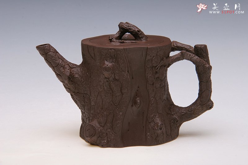 紫砂壶图片：小松桩 - 宜兴紫砂壶网