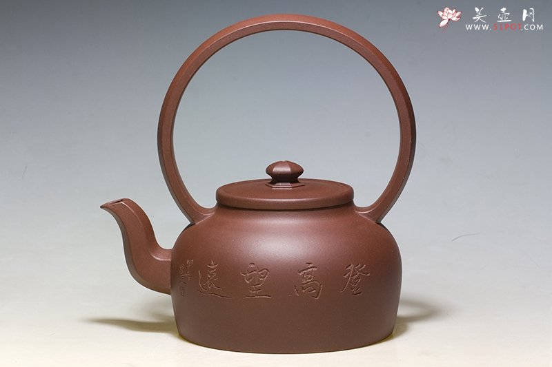 紫砂壶图片：大彬提梁 - 宜兴紫砂壶网