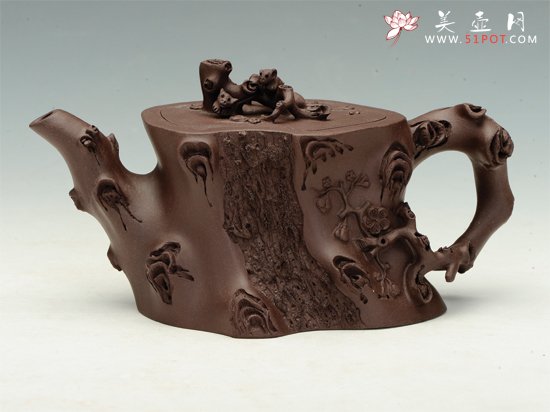 紫砂壶图片：梅桩 - 宜兴紫砂壶网