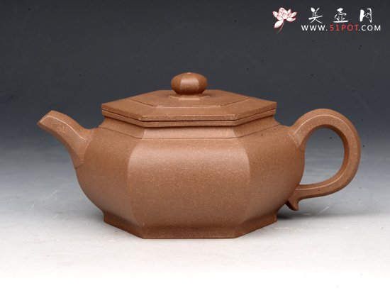 紫砂壶图片：大彬六方 - 宜兴紫砂壶网