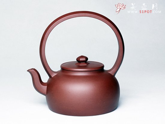 紫砂壶图片：大彬提梁 - 宜兴紫砂壶网