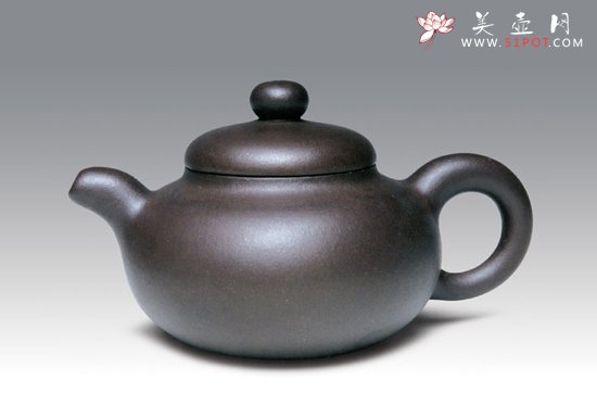 紫砂壶图片：茄段 180CC - 宜兴紫砂壶网