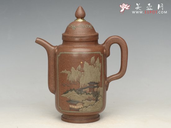 紫砂壶图片：泰国宫廷壶系列 - 宜兴紫砂壶网