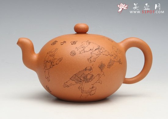 紫砂壶图片：一粒珠 - 宜兴紫砂壶网