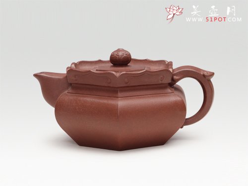 紫砂壶图片：如意僧帽 - 宜兴紫砂壶网