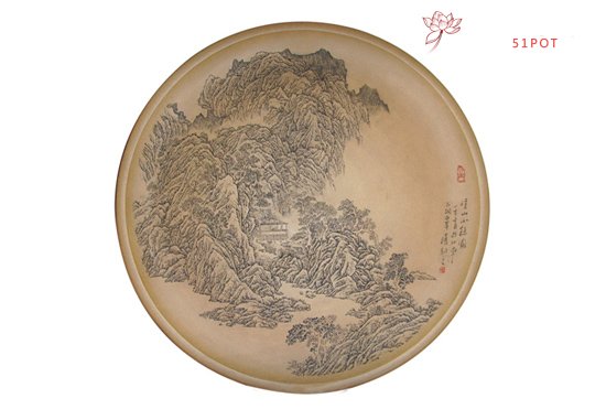 紫砂壶图片：07年陶刻之一 - 宜兴紫砂壶网