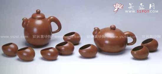 紫砂壶图片：晨曲茶具 - 宜兴紫砂壶网