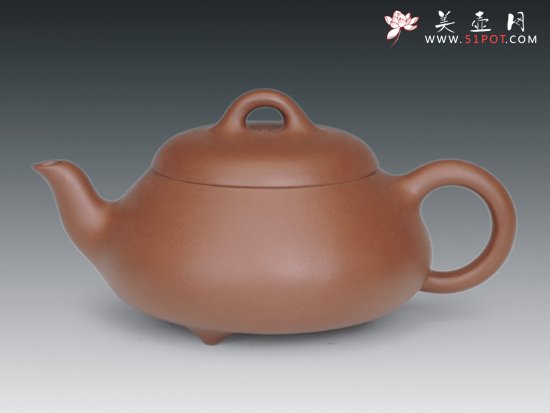 紫砂壶图片：矮石瓢 - 宜兴紫砂壶网