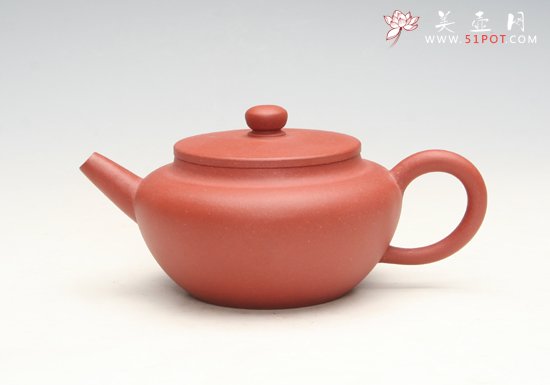 紫砂壶图片：全手工平盖壶 - 宜兴紫砂壶网