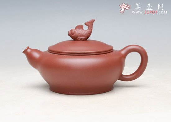 紫砂壶图片：鱼趣 - 宜兴紫砂壶网