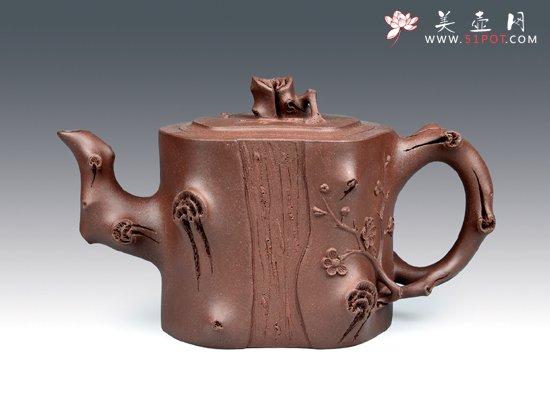 紫砂壶图片：梅桩 - 宜兴紫砂壶网